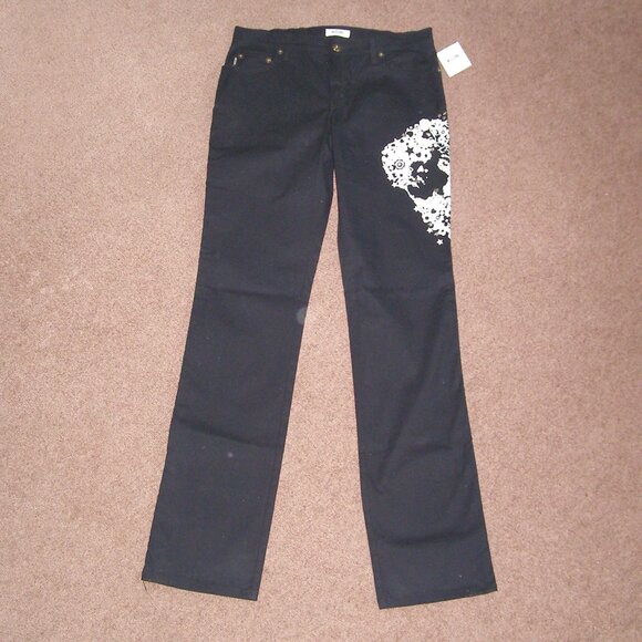🌟 New MOSCHINO JEANS size 8 Black Pants/jeans - Picture 14 of 15
